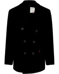 Pcfg - Double Breasted Coat - Lyst