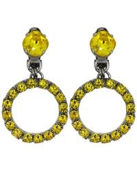 Vickisarge - The Small Hoop Earrings - Lyst