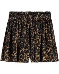 Nocturne - Printed-Mini Shorts - Lyst
