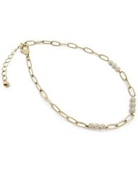 Clemence Wren - Triple Gemstone Bracelet Chain - Lyst