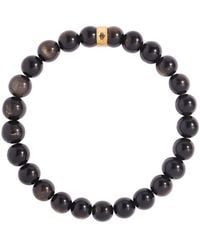 Karma and Luck - Obsidian Bracelet – Protection Energy Gemstone Jewelry – Lunar Shield - Lyst