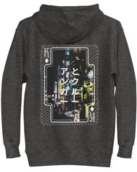 Anchor and Crew - Heather Two Japan Gurafiku Cotton Blend Hoodie - Lyst