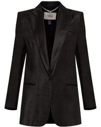 Nissa - Single-Breasted Linen Blazer - Lyst