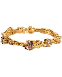 NASI SILVER - Eternity Lilypad & Frog Ring- Dusk Edition - Lyst