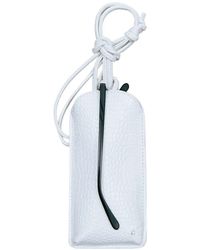 Sd Collection - Neutrals Cream Leather Sunglasses Case - Lyst
