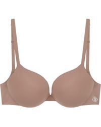 GOD SAVES QUEENS - Neutrals Second Skin Ultimate Push-Up Bra Mushroom - Lyst