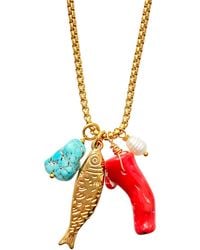 Smilla Brav - Fish Coral Necklace Crete - Lyst