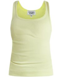 Known Supply - Ribbed Cotton Tank - Lyst