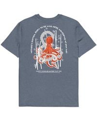 Anchor and Crew - Heather Octopus Another Good Day Organic Cotton T-Shirt - Lyst