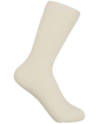 Peper Harow - Made in England - Neutrals Indulgent Cashmere Socks – Cream - Lyst