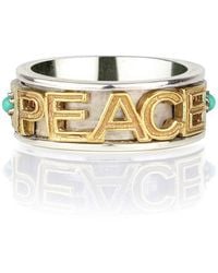 Charlotte's Web Jewellery - Peace Rocks Spinning Ring - Lyst