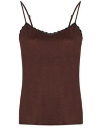 Exquise - Regular Satin-Look Strap Blouse - Lyst