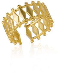 Spero London - Multiple Quad Bar Sterling Ring - Lyst