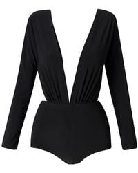 LIA ARAM - Micro Jumpsuit With Gathered Detailing - Lyst