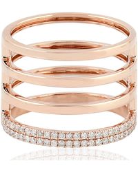 Artisan - Rose Diamond Multi-Band Ring - Lyst