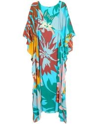 Saachi - Polychromatic Flowery Kaftan - Lyst