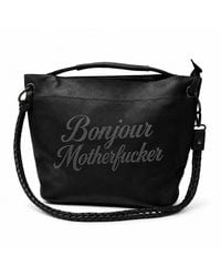Lilly Loves - Long Shoulder Bonjour Motherfucker Bag - Lyst