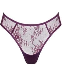 MONIQUE MORIN LINGERIE - Moonstruck Cheeky Velvet - Lyst