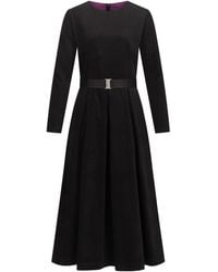 Marianna Déri - Corduroy Belted Dress - Lyst