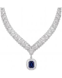 LÁTELITA London - Countess Statement Sapphire Necklace - Lyst
