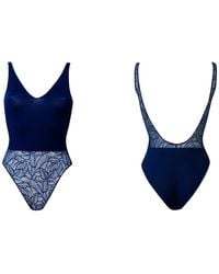 Bott Lingerie - Soft Lace Bodysuit La First - Lyst