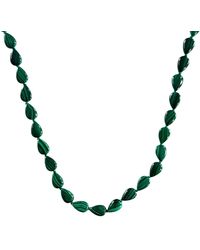 Herself Collections - Genuine Malachite Necklace - Lyst