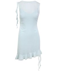 House of Ika - Asymmetric Flow Viscose Dress - Lyst