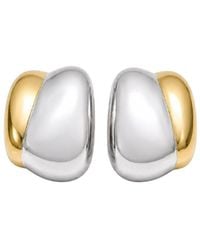 Uchi and Soto - Nami Mixed Metals Oversized Stud Earrings - Lyst