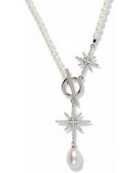 Ninemoo - Celestial North Star Pearl Necklace - Lyst