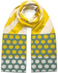 INGMARSON - Stripes & Circles Wool & Cashmere Scarf - Lyst