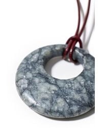 Kybele Studio - Midnight Tide Cord Necklace With Rhodonite - Lyst