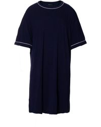 Pretty You London - Bamboo Classic Tee Dress In Midnight - Lyst