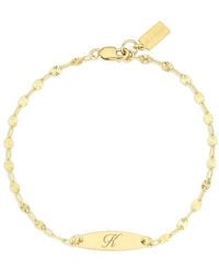 SET & STONES - Banks Initial Bracelet - Lyst