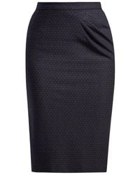 Rumour London - Hampstead Jacquard Jersey Tailored Pencil Skirt - Lyst
