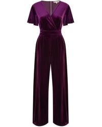 Yumi' - Jumpsuit With Angel Sleeves - Lyst