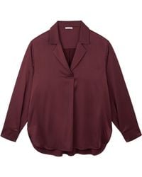 Mamu Dream - Merlot Washable Organic Stretch Silk Retro Shirt - Lyst