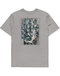 Anchor and Crew - Heather Three Japan Gurafiku Organic Cotton T-Shirt - Lyst