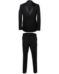 DAVID WEJ - Alfredo Dress Double Breasted Satin Peak Lapel Tuxedo Set – - Lyst