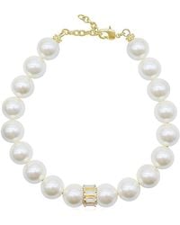 Bayemeyc - Astrion Pearl Choker Necklace - Lyst