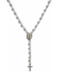 Leni James - The Amelia Pearl Rosary Necklace - Lyst