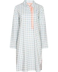 NoLoGo-chic - Gingham Nightwear Nightshirt Cotton - Lyst