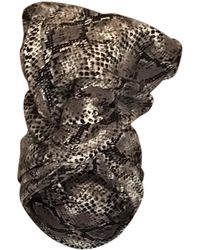 Romer Millinery - Twisturban Turban Python Print Cotton - Lyst