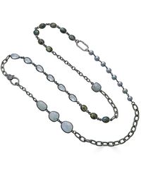 Loni Paul Jewelry - Moonstone, Labradorite, Crystal & Pearl Necklace - Lyst