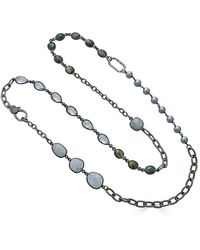 Loni Paul Jewelry - Moonstone, Labradorite, Crystal & Pearl Necklace - Lyst