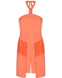 Madebyza - Coral Fringed Jumpsuit - Lyst