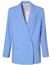 AGGI by HALEWSKI - Petra Oversized Double Breasted Blazer - Lyst