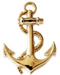 Lee Renee - Anchor Lapel Pin - Lyst