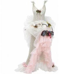 Miro Misljen - Secret Garden Tulle Maxi Dress - Lyst