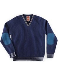 &SONS Trading Co - Sons Old School V-Neck Jumper - Lyst