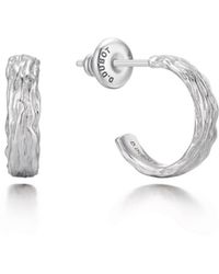 Didier Dubot - Sensuelle Raw Textured Hoop Earrings - Lyst